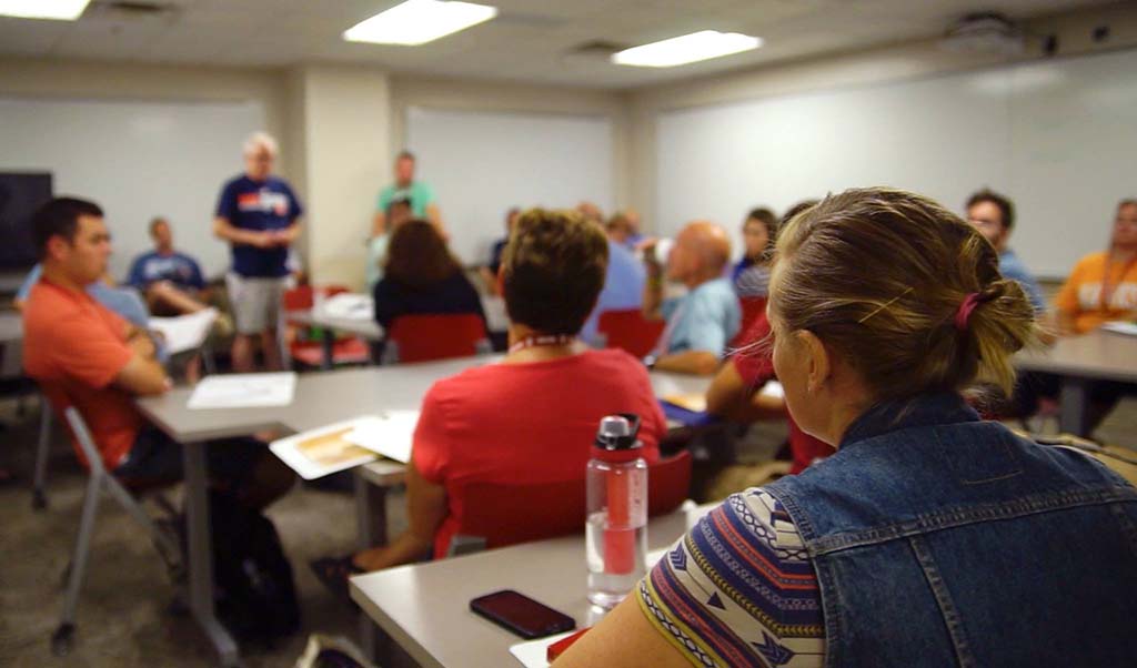 More James Madison Legacy Project teachers at Indiana University in July 2016 These teachers are among the more than 2,000 educators receiving professional development in civic education through the James Madison Legacy Project.