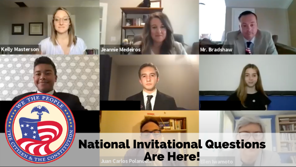 We the People National Invitational Questions Ready for Download!