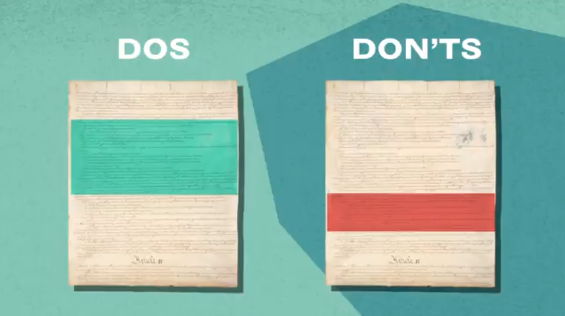 The Dos and Don'ts of Congress